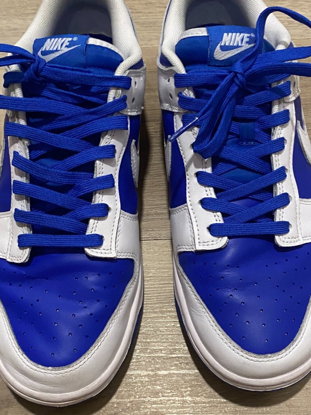 Nike Dunk Low Retro Royal Blue White DD1391-401 Men's Size 9 Excellent Condition - Picture 14 of 14